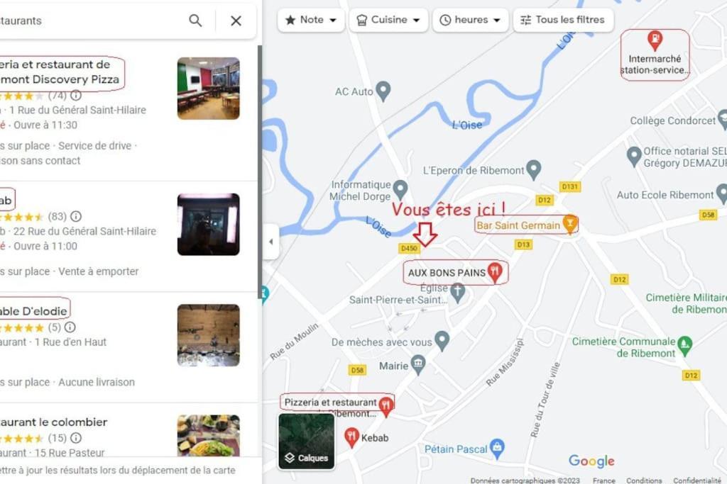 La Ribemontoise Leilighet Eksteriør bilde